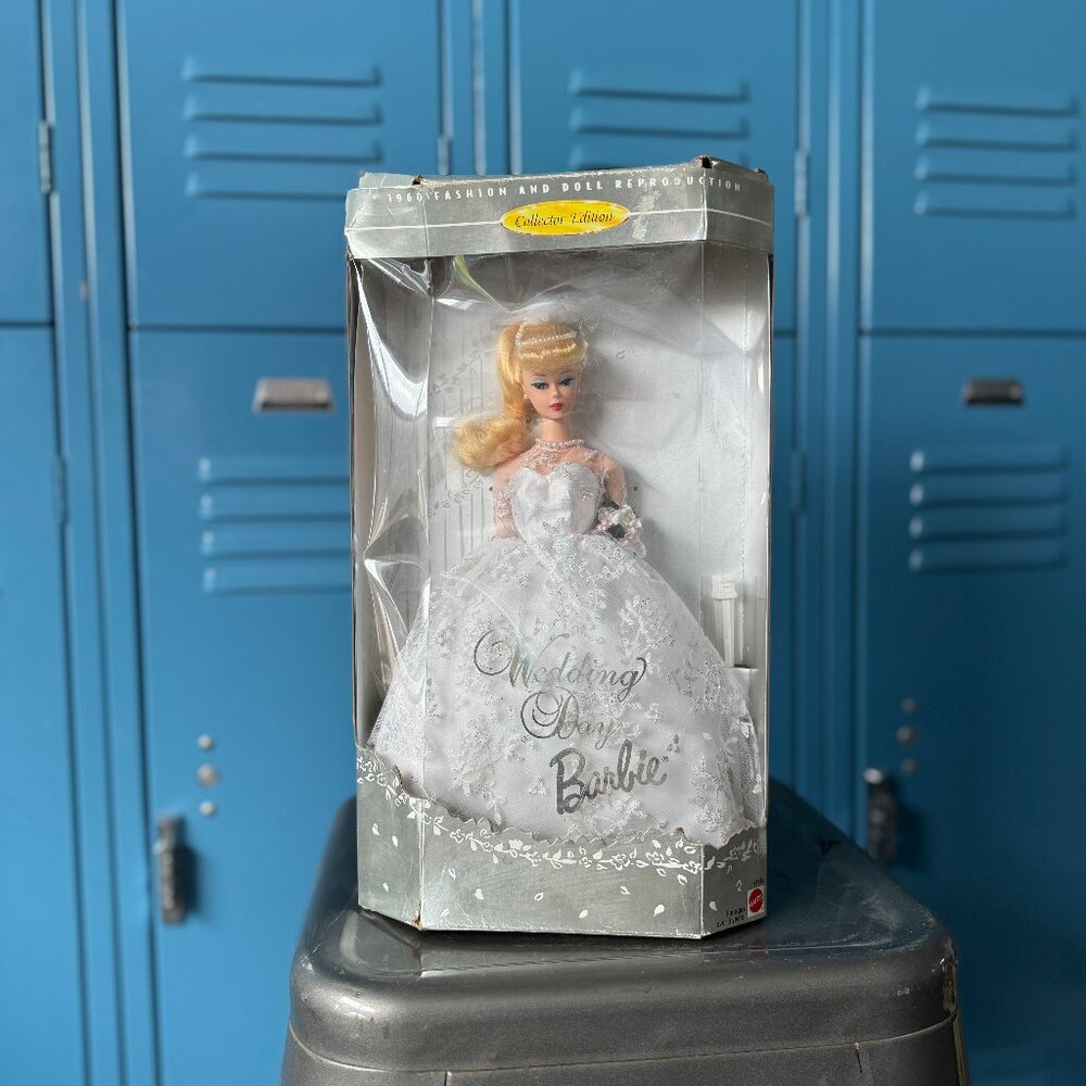 Wedding Day Barbie Fashion Doll 1960 Reproduction Bride Vintage 1996 Toy Mattel
